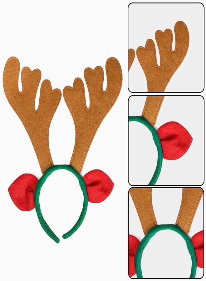 ماكس فن مجموعة ماكس فن المكونة من 36 قطعة من عصابات رأس على شكل قرون غزال الرنة، مثالية كهدية في حفلات عيد الميلاد للأطفال. - Image 4